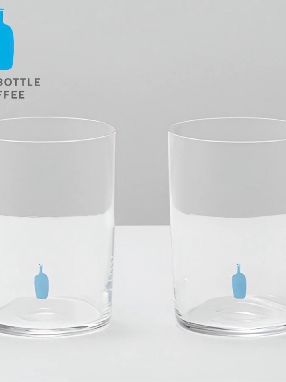 BLUE BOTTLE COFFEE x Common Collabo Cold Drink Glasses Set of 2 350ml JAPAN PSL